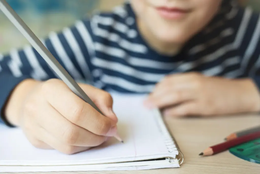 escribir para reducir el estrés en los niños