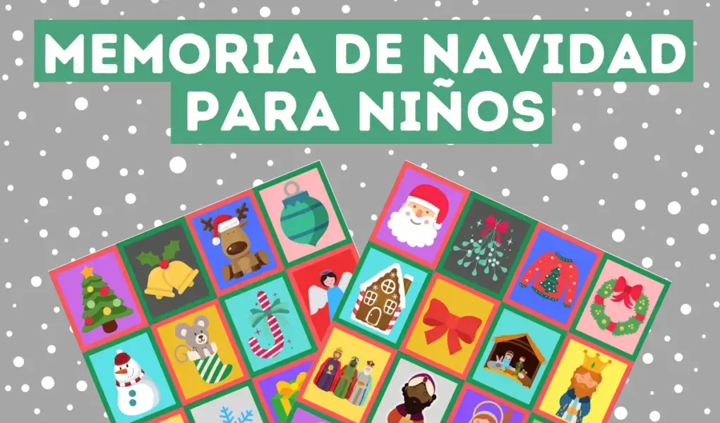 Memoria de Navidad para niños