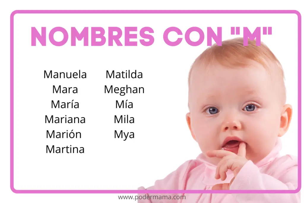 Nombres para niña con M