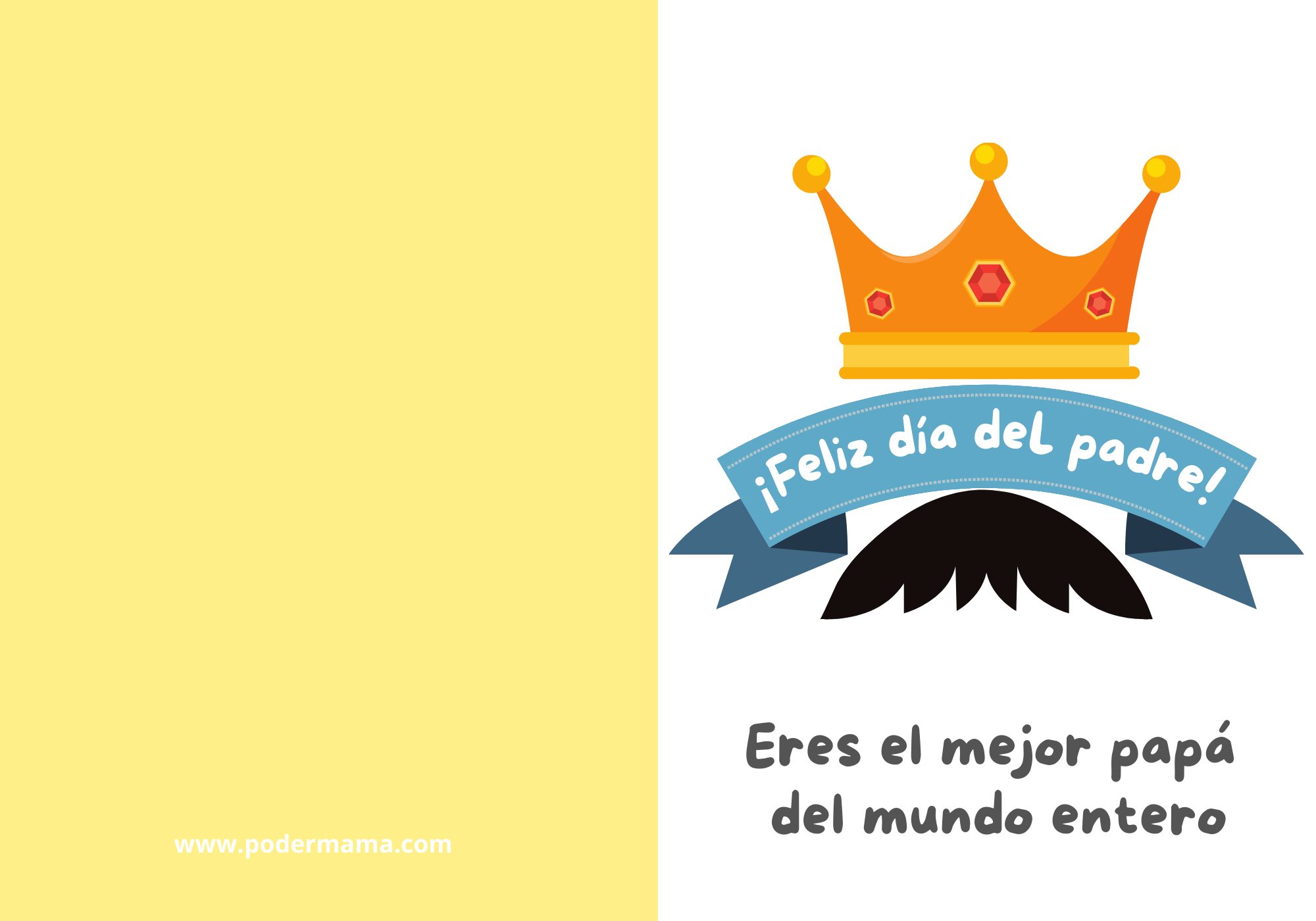 Tarjetas del Día del Padre. Descarga gratis. - Poder Mamá IMPRIMIBLES