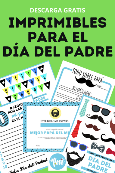 Imprimibles para el Día del Padre. Descarga gratis. - Poder Mamá