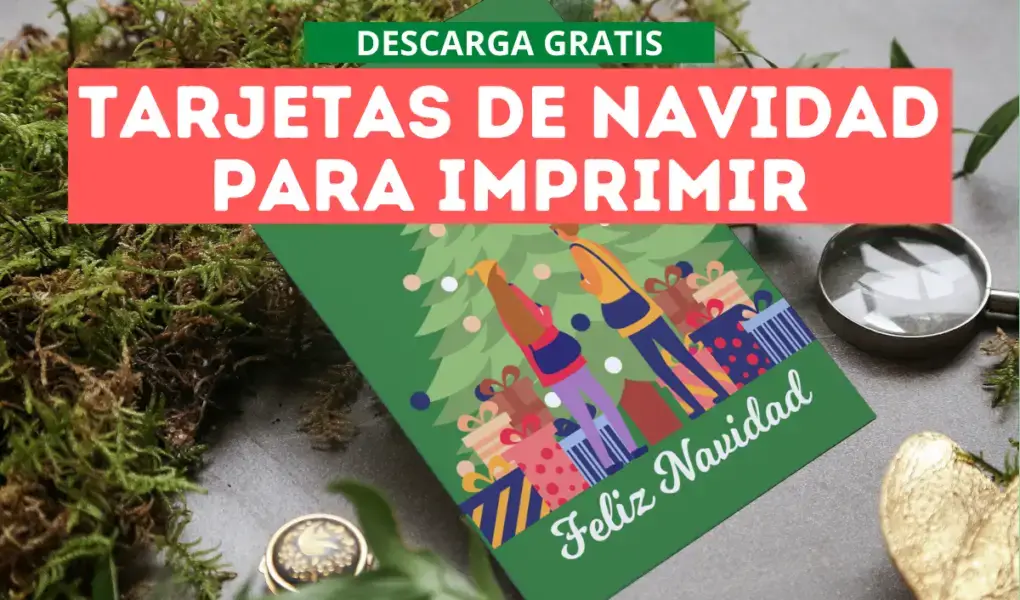 tarjetas de Navidad para imprimir