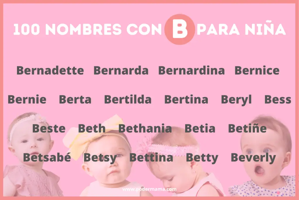Nombres para niña que comienzan con B