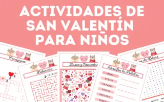 Actividades de San Valentín para niños