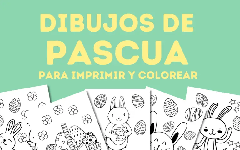 Dibujos de Pascua para imprimir y colorear