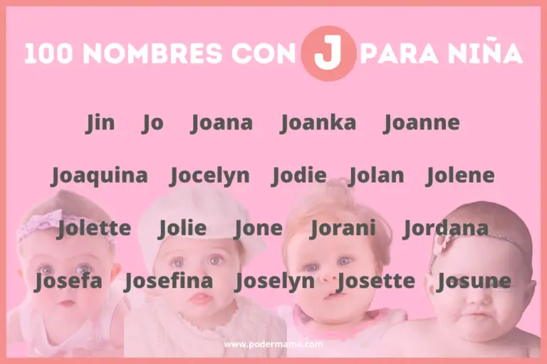 100 Nombres Con J Para Niña Origen Y Significado Poder Mamá 1958