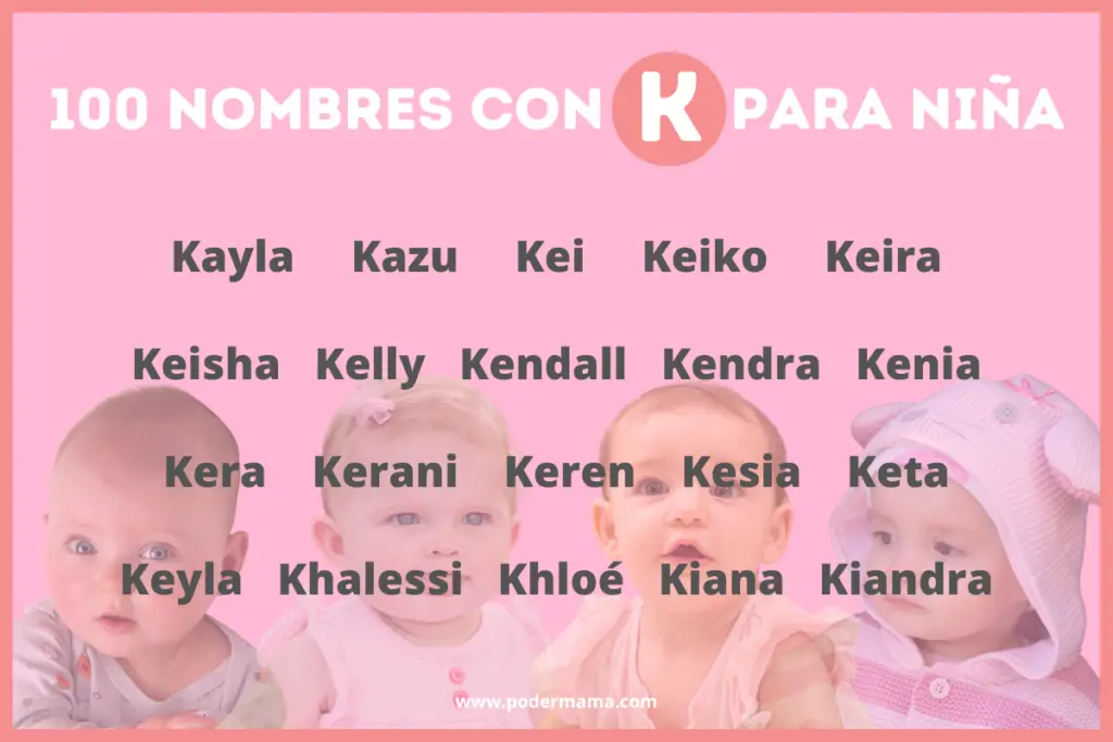 Nombres para niña que comienzan con K