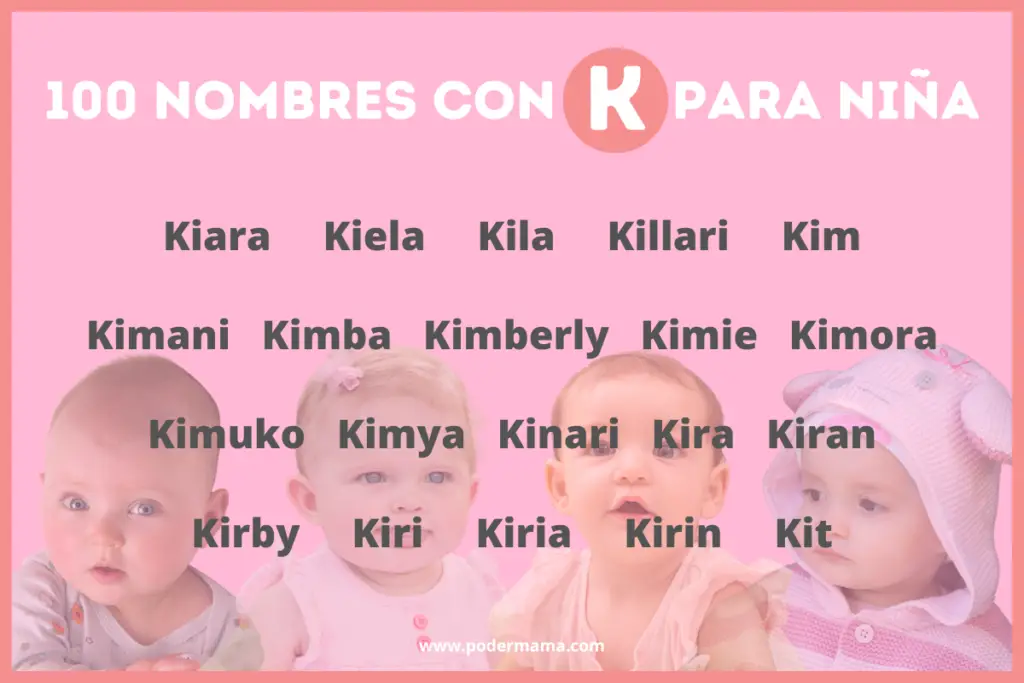 Nombres de mujer con K