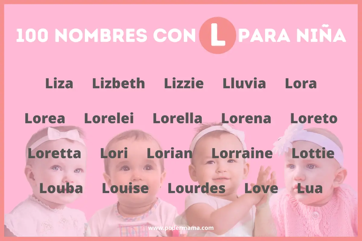 Nombres De Niña Que Empiecen Por La Letra L