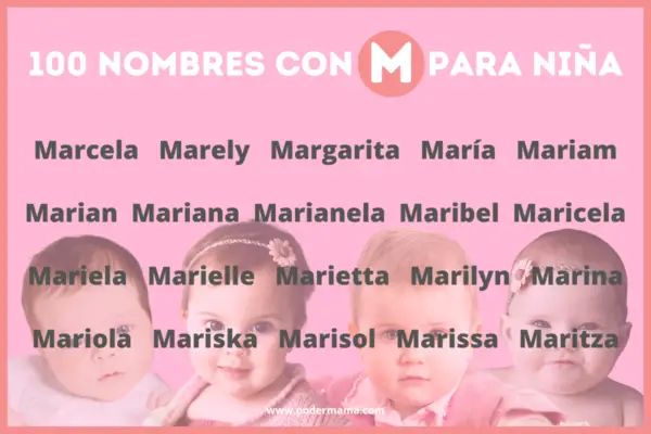 101 Nombres De Niña Que Empiezan Con La Letra M - Bebés Y Más