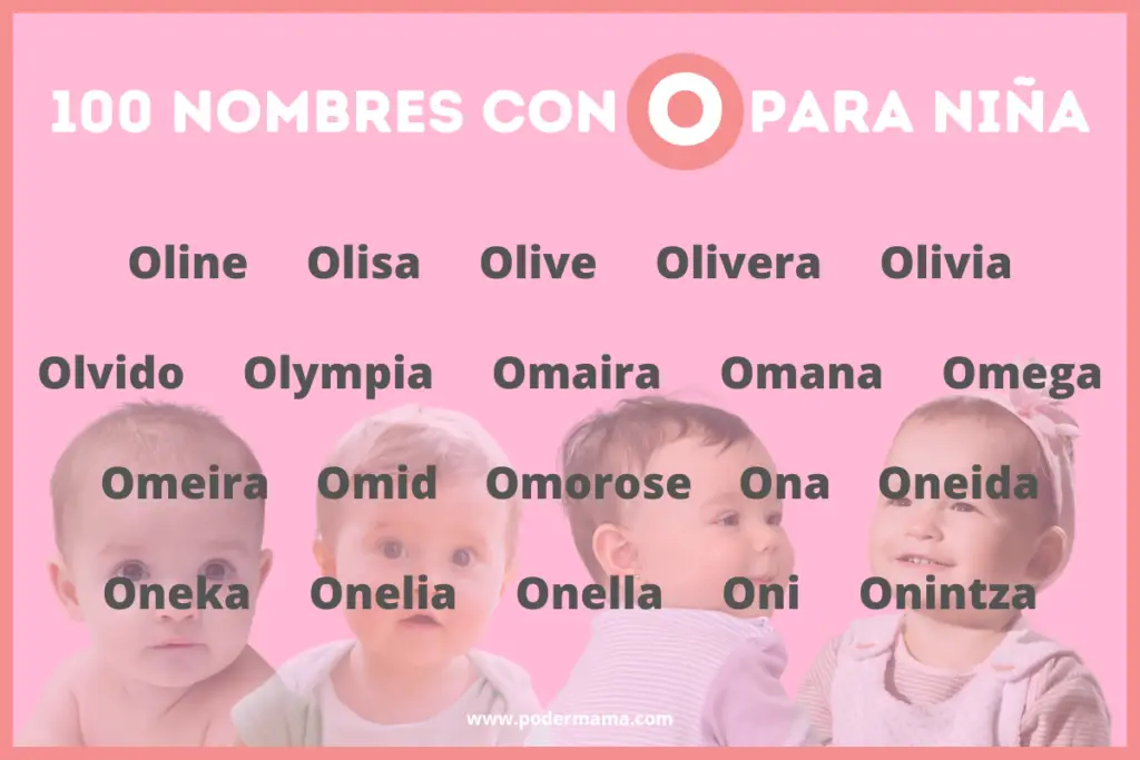 100 Nombres Con O Para Niña Origen Y Significado Poder Mamá 