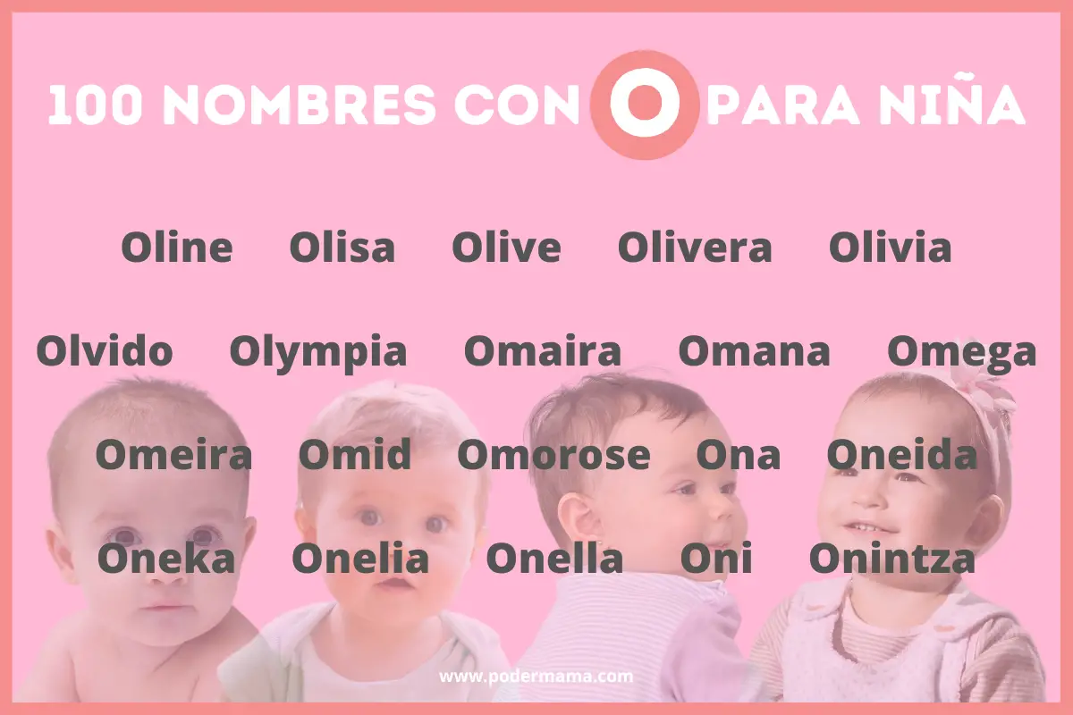 100 Nombres Con O Para Niña Origen Y Significado Poder Mamá 0682