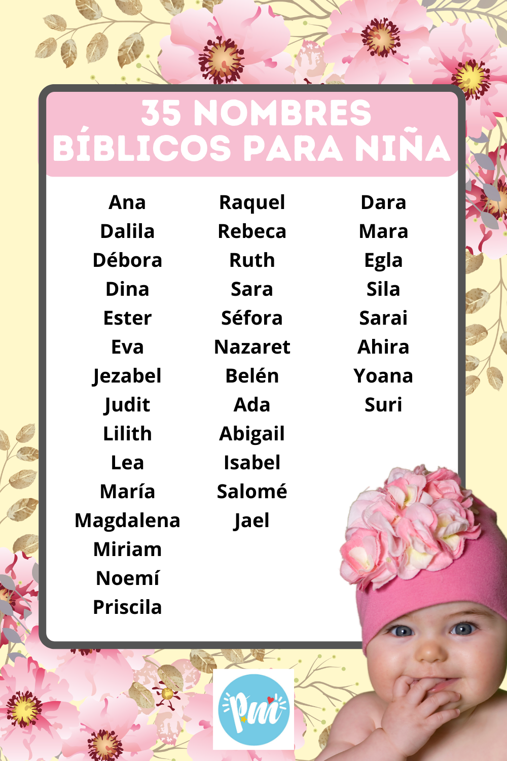 35 hermosos nombres bíblicos para niña poder mamá