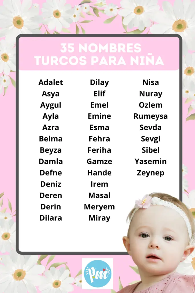 Lista de nombres turcos para niña