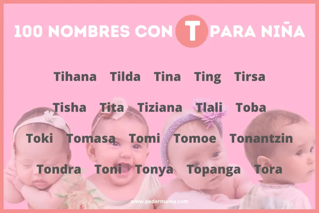 Nombres hermosos con T para niña