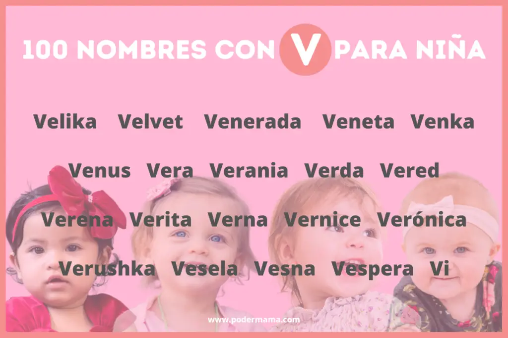 Nombres bonitos con V para niña