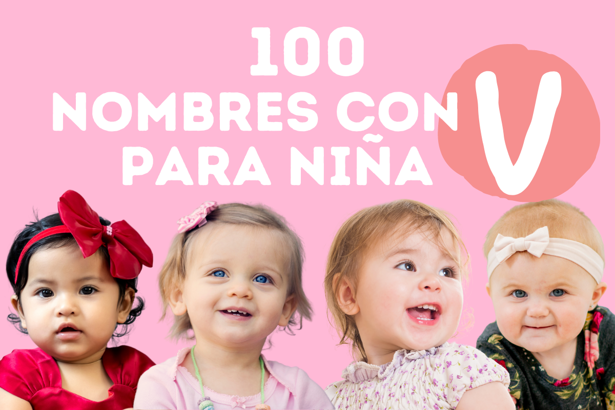 Pegatina «Monograma Letra V | Diseño Floral Rosa Con Bordes Dorados» De