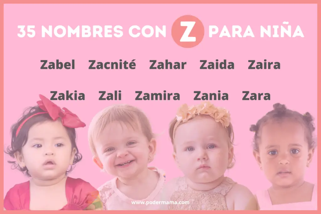 Nombres con Z para niña