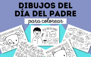 Dibujos del Día del Padre para colorear