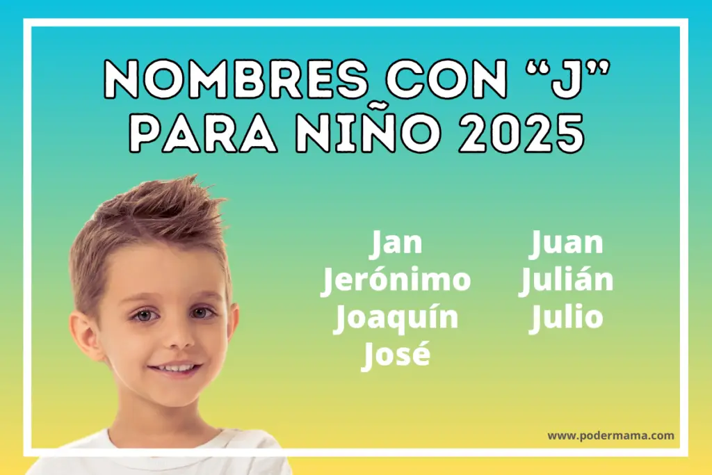 Nombres con J para niño 2025