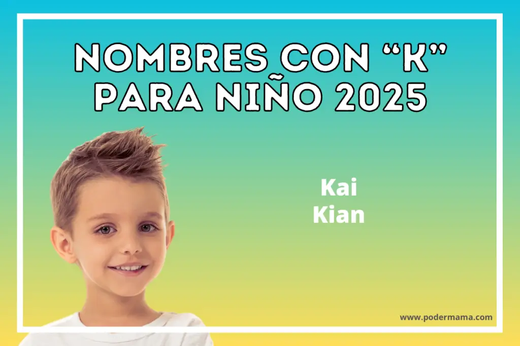 Nombres para niño con K 2025