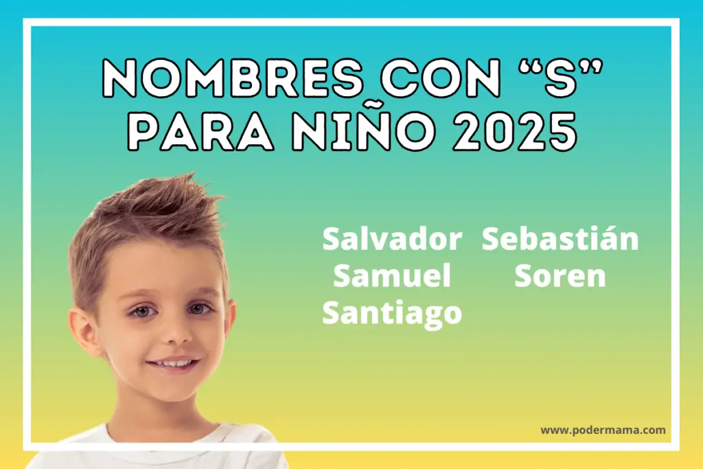 Nombres con S para niño 2025