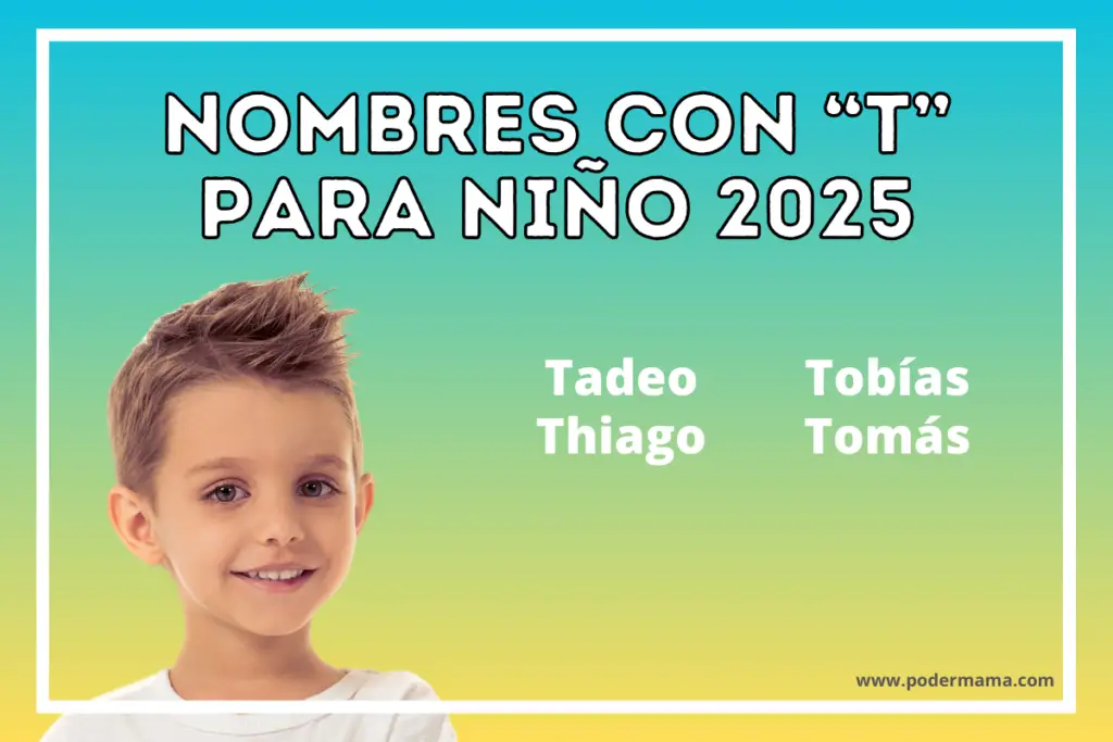 Nombres con T para niño 2025