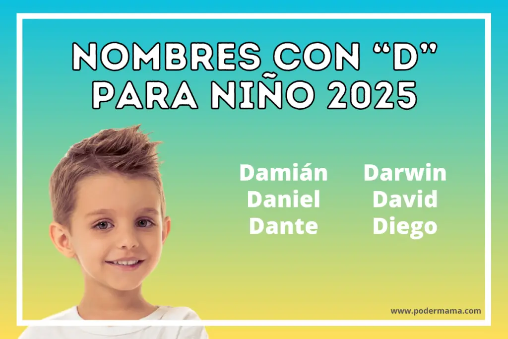 Nombres con D para niño 2025