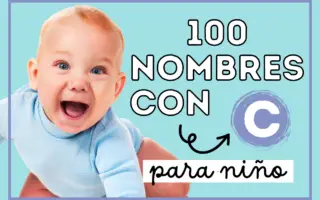 100 Nombres con C para niño, origen y significado.