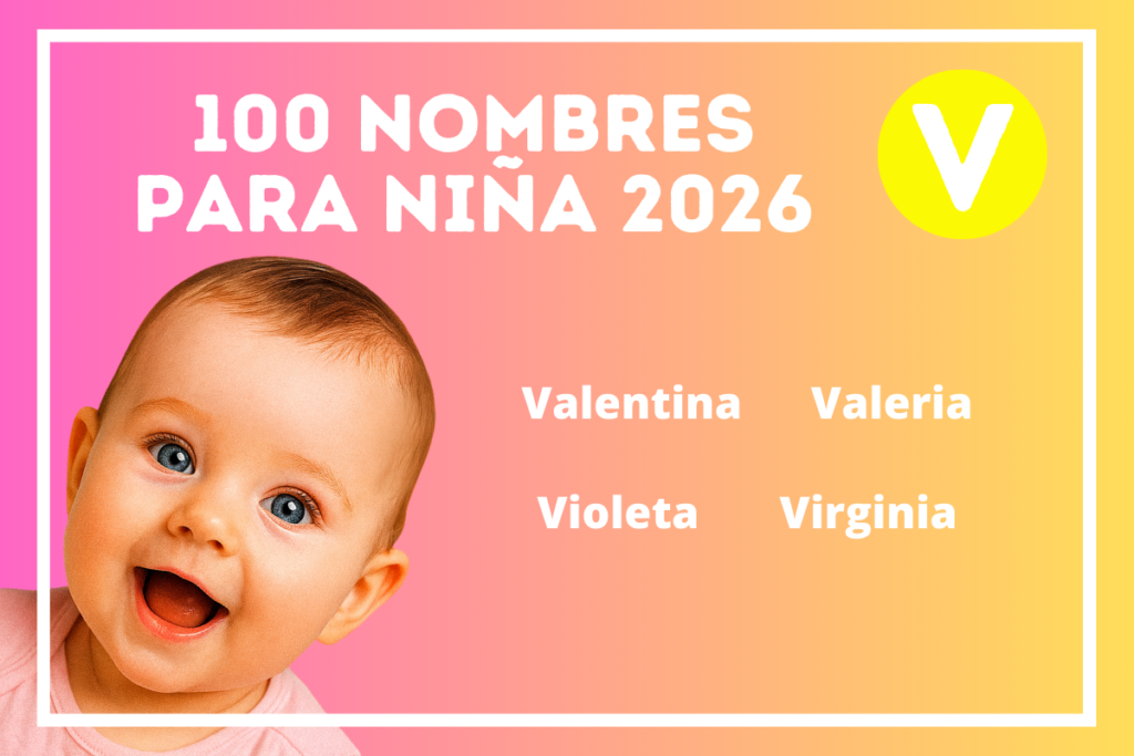 Nombres de niña únicos 2026 que empiezan con V