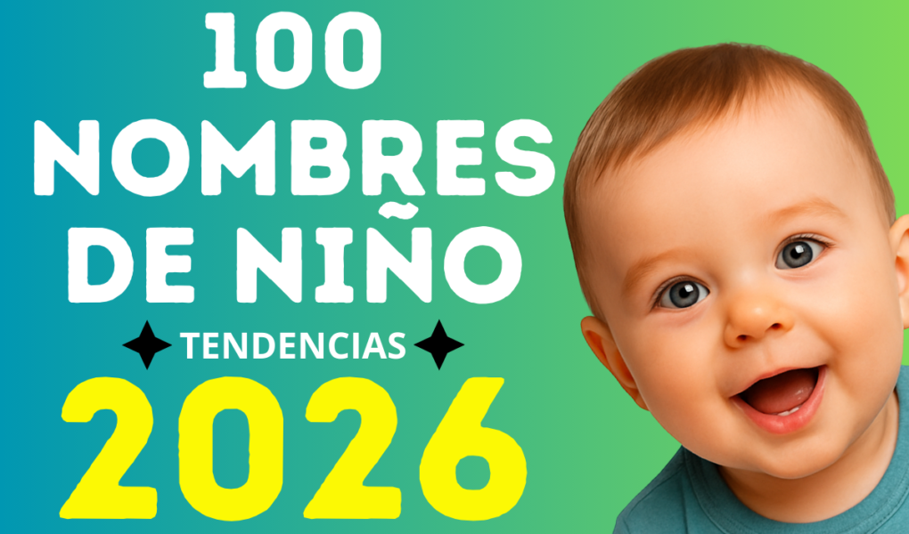 100 Nombres para niño 2026